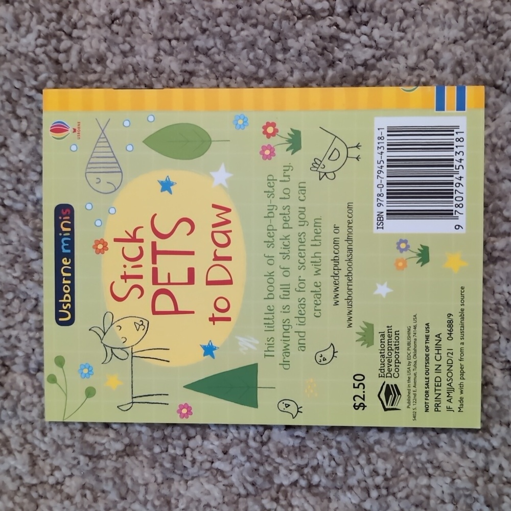 Usborne Minis How To Draw Stick People And Animals - Picture 5 of 5